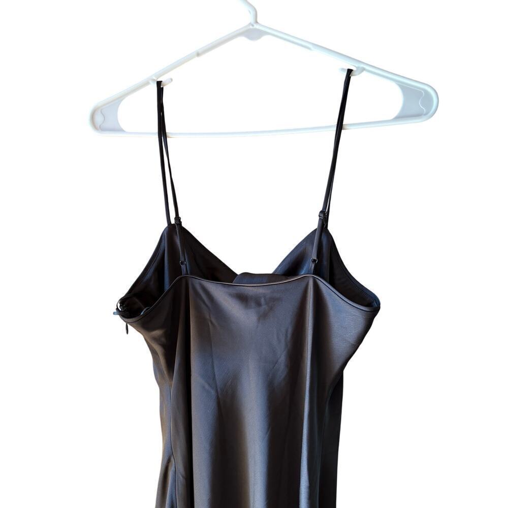 NWT Susana Monaco bias black midi slip dress small - Picture 11 of 13